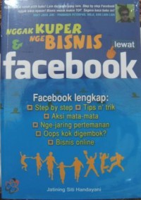 Image of NGGAK KUPER & NGEBISNIS LEWAT FACEBOOK